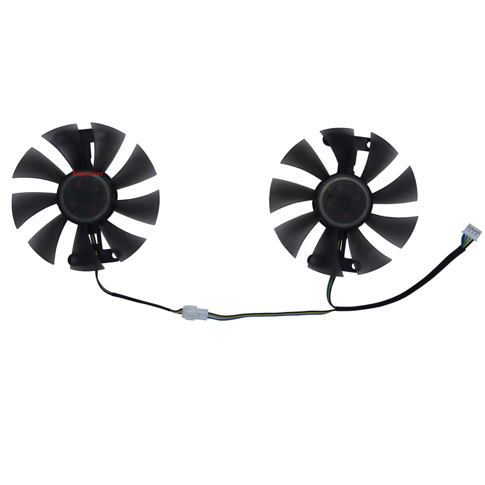 Rx 580 8Gb 2048Sp Gpu - 2 adet/takım, ekran kartı fanı, 85MM