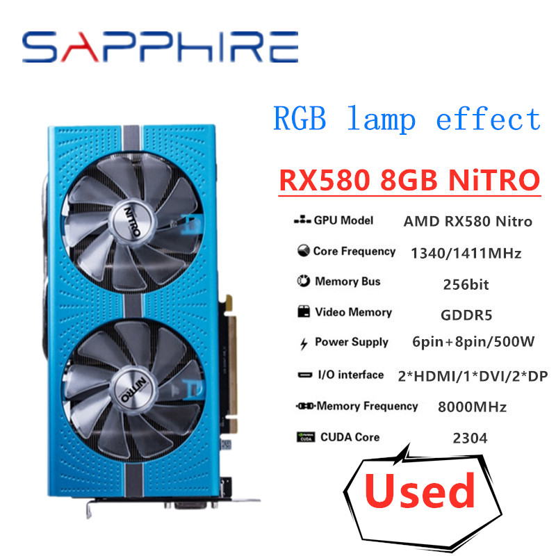 SAPPHIRE Orijinal RX 580 8G NI - Rtx 3070 8Gb Graphics Card incelemesi ve fiyatı